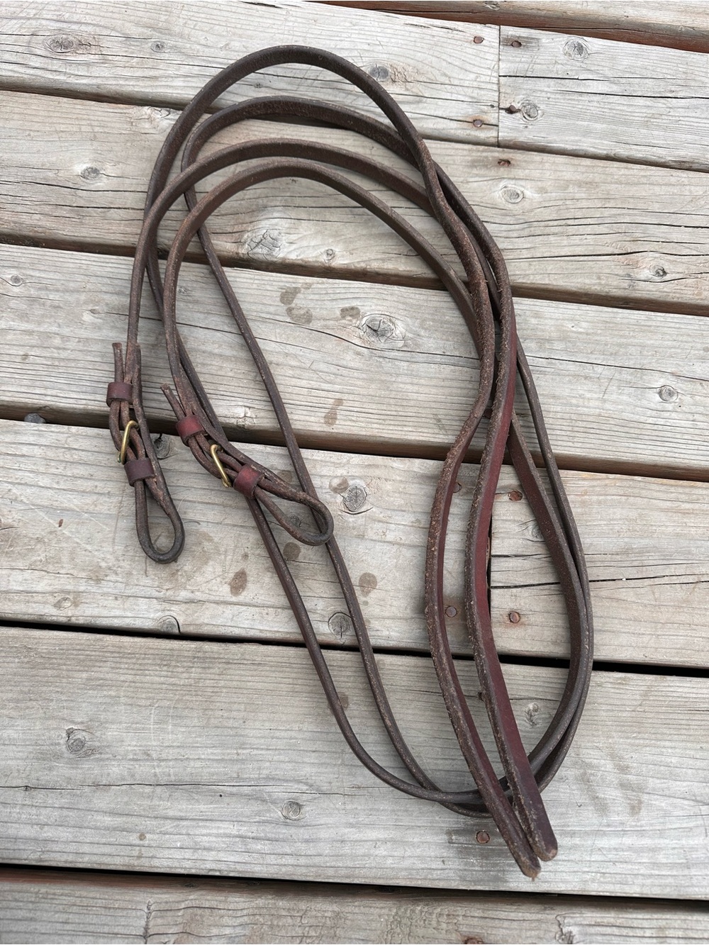 Horse Tack - 7 1/2’ Rockin SP Leather Western Split Reins